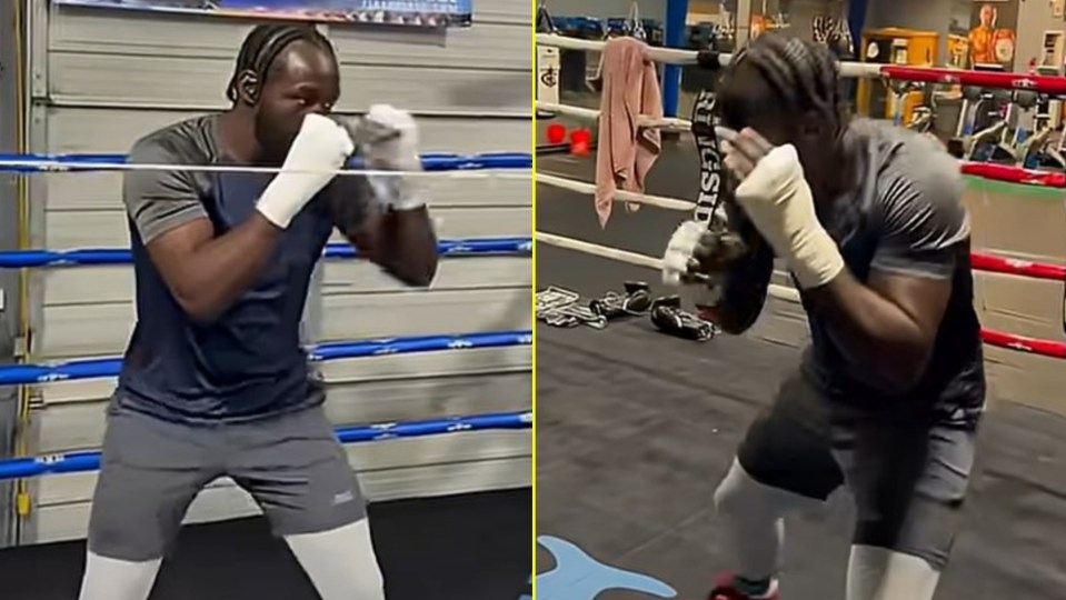 Crawford was accused of having a shoulder injury during preparations as fans became concerned by his physique