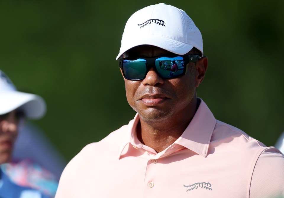 DALLAS, TEXAS - JULY 22: Tiger Woods walks the course during the second round of the U.S. Junior Amateur at Trinity Forest Golf Club on July 22, 2025 in Dallas, Texas. (Photo by Tim Heitman/Getty Images)