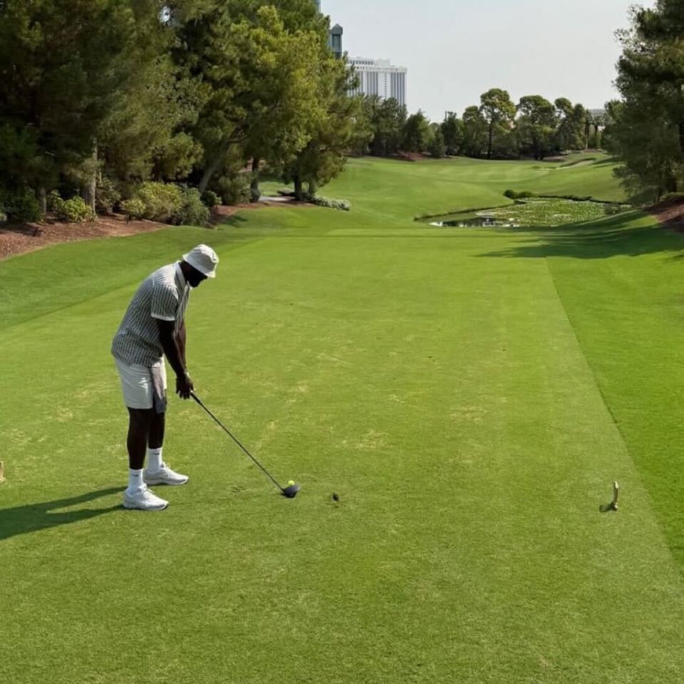 LeBron has been golfing all summer, and has been regularly updating fans with his progress on the course
