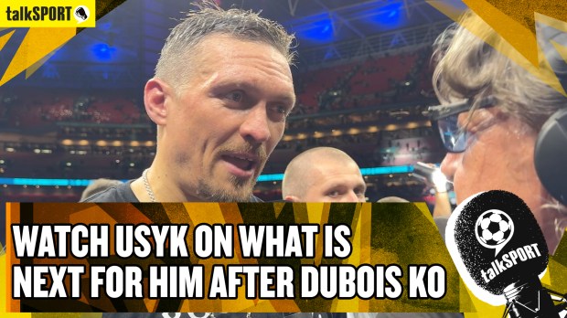 WATCH Oleksandr Usyk speak to talkSPORT about what is next for him after Daniel Dubois KO