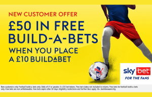 Fulham v Leeds betting offer: Place a £10 BuildABet and get £50 in free BuildABets